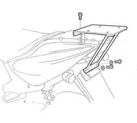 SHAD TOP MASTER YAMAHA AEROX 50 Ajustement topcase, noir