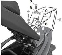 SHAD Top Master Kit de montage - adapté à Yamaha