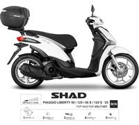 Shad Kit fixation Top Master pour Piaggio Liberty 50/125/50 S/125 S 2025 Argenté