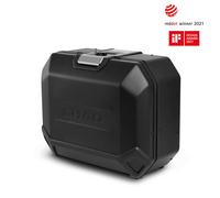 SHAD VALISE GAUCHE TR36L TERRA ALUMINIUM BLACK EDITION