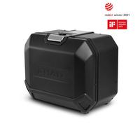 SHAD VALISE GAUCHE TR47L TERRA ALUMINIUM BLACK EDITION