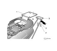 SHAD Y0M18T Yamaha Majestic 125 98 Noir