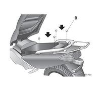 Shad Yamaha Tmax 500 Top Case Rear Fitting Noir