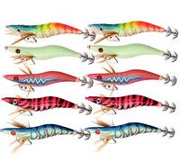 Shaddock Lot de 10 leurres artificiels pour pêche à la Carpe, 3.5#-10pcs