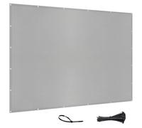 Shade&Beyond Brise Vue Balcon 75x300cm Imperméable, Protection UV, Résistant au Vent, avec Trous et Serre-Câbles pour Terrasse Extérieure,Gris