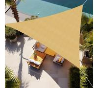 Shade&beyond Voile D'ombrage Triangulaire 3.6x3.6x3.6m Sabletoile Ombrage Uv Protection Pour Patio Jardin, Terrasse