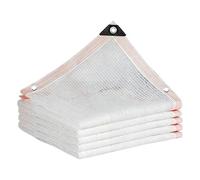 Shade Cloth,Breathable Mesh 55% Adaptable Sunblock Protection with Grommets - Long-Lasting White Garden Plants Shade Netting - for Outdoor Terrace Pergola Nursery Patio Lawn House Balcony Pool