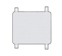 Shade Cover - Aluminum Foil and Non-Woven Fabric, 59x45in Snow Cover Waterproof and Heat-Insulated | Rainproof Antifreeze Car Roof Protector, Sunroof Shield for Sedan, SUV, RV, Camping, Road Trips