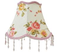 Shade fleuri fleuriage vintage fleur lampe à lampe avec pendentif beau tissu décoratif pour une table lampadaire de table et lampadaire florale, fleur, grandes nuances pour la