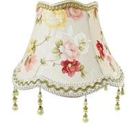 Shade fleuri, ombre à lampe à fleurs vintage, belle abat-jour décoratif pour table, mur et lampadaire floral, fleur, grandes nuances pour lampes de table, S