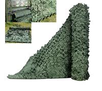 Shade net Filet de Camouflage Vert,Filet d Ombrage Renforcé,Filet Para-Solaire Une Seule Couche,pour La Chasse Militaire l'Armée Tente Jardin Cache Voiture 2x4m 2x3m 2x6m(2X3m(6.6x9.8ft))