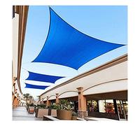Shade Sails Afficher Le Soleil étanche Sail auvent auvent Rectangle carré Sunshade Couverture pour Le de Gazebo extérieur Patio avec Corde Anti-UV, Bleu Diverses 2 m, 3m, 4m, 5m, 5m
