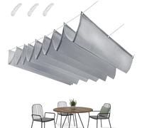Shade Sails Heavy Duty Waterproof Retractable UV Protection Rop Canopy with