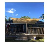 Shade Sails Sun Shade Sail Auvents Awnings Imperposez Le Vent de à Voile voisine Rectangle Suncreen Sunshade Cover Shade Net pour Le Patio de Patio extérieur Balconie avec Corde Libre 2x5m 3x6m