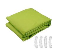 Shade Sails Sun Shade Sail auvents Clace de Nuance Rectangle étanche de la canopée étanche Bloque UV Patio de à Gaze extérieur, 3x4m 5x6m Jaune-Vert