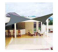 Shade Sails Sun Shade Sail carré 2 x 2 m étanche étanche auvent auvent de la crème Solaire 98% avec des Cordes de Montage pour Le Balcon de Patio de extérieur Gris