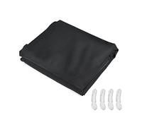 Shade Sails Sun Shade Sail Rectangle étanche à 98% Bloc UV Shade Suncreen auvent auvent avec Corde épaisse Gratuite pour la Cour extérieure du Patio de, Noir 2m 3m 4m 5m 6m