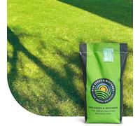 Shade & Sun : Gazon Ombre | 15 kg - 750 m² | Semences de Gazon pour Moins de Mousse | Gazon Sain et Résistant | Convient aux Pelouses d'Ornement et de Jeu