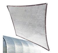 Shade Tarp - Aluminum Foil Reflective Silver UV Protection with Grommets