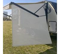 SHADEPLUS Pare-soleil pour camping-car, panneau latéral en maille beige, panneau latéral universel pour caravane, protection UV et brise-vue