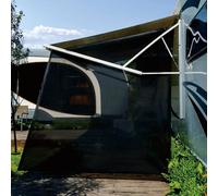 SHADEPLUS Pare-soleil pour camping-car - Paroi latérale en maille noire - Partie latérale universelle pour caravane - Protection UV et brise-vue