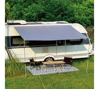 SHADEPLUS Voile d'ombrage pour caravane avec passepoil de 2 passepoils de 4,8 et 6,8 mm de diamètre - Convient pour caravane, étanche et résistant aux UV - 3,5 m