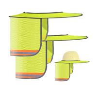 Shades du Casque pour Le Soleil - L' du Cou De Casque | 2 Full Brim Hat Hat Hard Reflective Mesh Sunshade Classeur du Soleil À Bord Plein - Nuance De Cou Respirante, Cou De Chapeau Réfléchiss