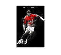 SHADIAO Cristiano Ronaldo Poster d'art des meilleurs moments des joueurs de football (4) Poster décoratif sur toile Décoration murale Salon Chambre Peinture 50 x 75 cm