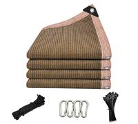 Shading Netting, Strengthens Thickening Shading Fabric, 80% to 90% Sun Protection Netting, Shade Sail for Plant Covering, Pergola, Garden, Carport, Pet House, Lawn Patio, 1.22 x 10.67 m
