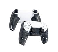 Shadow Boolt Poignées de manette, antidérapantes, multi-textures, absorption de la transpiration, ruban adhésif prédécoupé, compatible avec PS5 DualSense et PlayStation Portal (gris, noir)