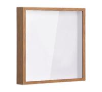 Shadow Box Frame - Large 11x14 inch Travel Adventure Archive Display, Wood Memory Keepsake Box for Tickets Banknotes, Top Loading Shadowbox | Vintage Home Decor for Concert Movie Stubs Photos P