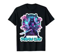 Shadow Claw Steampunk Samurai Cat Owner Lover Ninja Japan T-Shirt