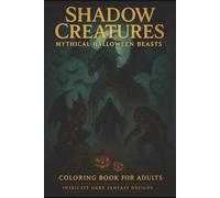 Shadow Creatures: Mythical Halloween Beasts Coloring Book: Dark Fantasy Monsters, Creepy Shadows, and Mythical Halloween Beasts to Color