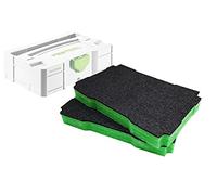 Shadow Foam Easy Peel Mini Systainer Insert [Lot de 2] pour Systainers Festool et Tanos | Mousse personnalisable pour systèmes modulaires | Idéal pour les organiseurs Lean (30 mm, vert)
