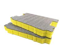 Shadow Foam Inserts pour organiseur TSTAK et organiseur Stanley Pro-Stack | Mousse découpée et pelée