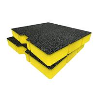 Shadow Foam Lot de 2 inserts pour boîte à outils StackTech à tiroir unique - Mousse pour organisation de boîte à outils - Insert de bricolage pour boîtes à outils et systèmes de rangement d'outils