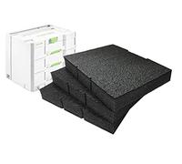 Shadow Foam Lot de 3 inserts de trieur faciles à décoller pour systainers Festool et Tanos | Mousse personnalisable pour systèmes modulaires | Idéal pour les organiseurs Lean, 5S, Kaizen et Custom
