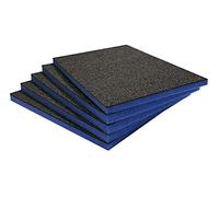Shadow Foam Multi-Packs - Lot de 5 : 600mm x 420mm x 30mm | Mousse à découper et à peler pour les boîtes à outils, coffres à outils, flight cases et rangement d'outils