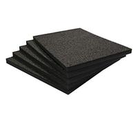 Shadow Foam Multi-Packs - Lot de 5 : 600mm x 420mm x 30mm | Mousse à découper et à peler pour les boîtes à outils, coffres à outils, flight cases et rangement d'outils