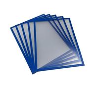 Shadow Foam Porte-documents magnétique | Lot de 5 | Cadre de signalisation interne | Tailles A5, A4, A3 (Bleu, A4)