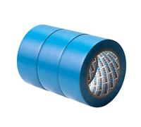 Shadow Foam Ruban de marquage au sol en PVC | Ruban de marquage de sécurité en vinyle de qualité supérieure | Pour entrepôts, industrie, magasins | Rouleau simple de 33 m (bleu, lot de 3 50 mm)
