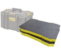 Shadow Foam ToughSystem 2.0 Lot de 2 inserts en mousse pour boîtes à outils DeWalt ToughSystem 2.0 | Organisation d'outils, Kaizen, 5s, boîtes de rangement et de rangement (50 mm, jaune)