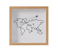 Shadow Frame Box, 8x8 Display Case, Protective Slot Storage Keepsake Frame Holder System, Ticket Photo Flower Specimen Memory Display Tool, for Photo Specimens Stamps Keepsake Wall Shelf Decor