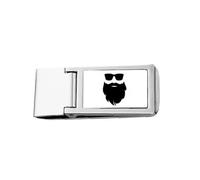 Shadow Great Beard Lunettes de soleil fine Pince à billets en acier inoxydable Portefeuille de poche