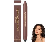 Shadow Liner 2 en 1 Eyeliner & Fard à Paupières Eyeliner Inaltérable Bâtons de Fard à Paupières 2 en 1 Perfect Color Duo Shadow Liner Lisse Facile à Appliquer(Bronze)