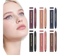 Shadow Liner 2 in 1 Eyeliner Eyeshadow Smudge-proof & Waterproof, Nelaborate Eye Shadow, Eyeliner for Mature Women Gel (6 Pcs)