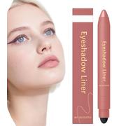 Shadow Liner 2 in 1 Eyeliner Eyeshadow Smudge-proof & Waterproof, Nelaborate Eye Shadow, Eyeliner for Mature Women Gel (Rose Gold)
