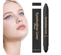 Shadow Liner 2 in 1 Eyeliner Eyeshadow Smudge-proof & Waterproof, Nelaborate Eye Shadow, Eyeliner for Mature Women Gel (Black)