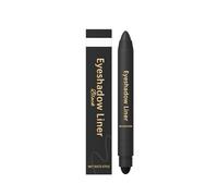 Shadow Liner 2in 1 Eyeliner Eyeshadow, 2-en-1 Eye Makeup Eyeliner Eyeshadow imperméable, Ombre à yeux inexamplée, Application lisse (Black)
