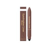 Shadow Liner 2in 1 Eyeliner Eyeshadow, 2-en-1 Eye Makeup Eyeliner Eyeshadow imperméable, Ombre à yeux inexamplée, Application lisse (Bronze)